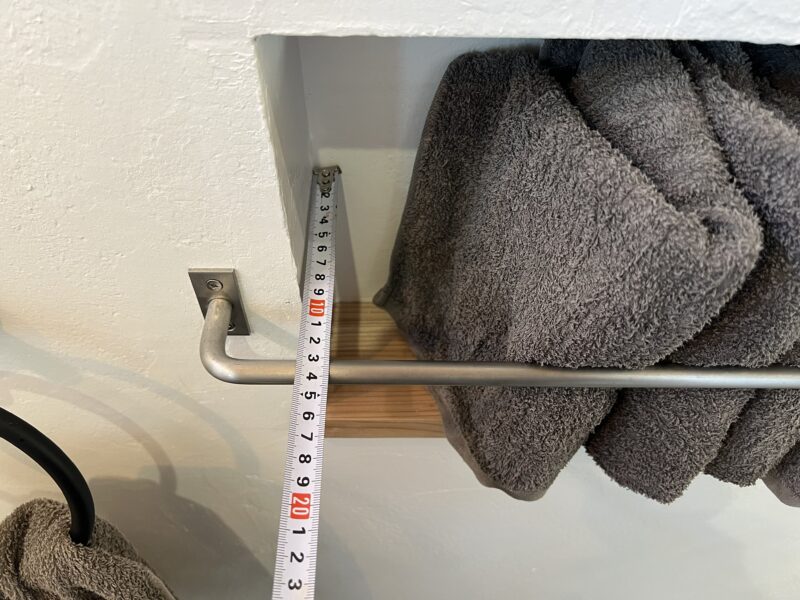 タオルニッチの奥行