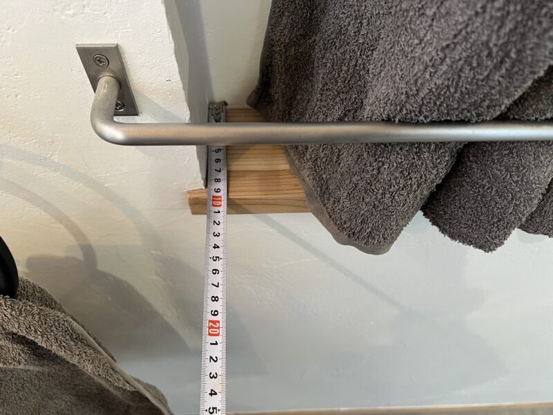 タオルニッチの奥行